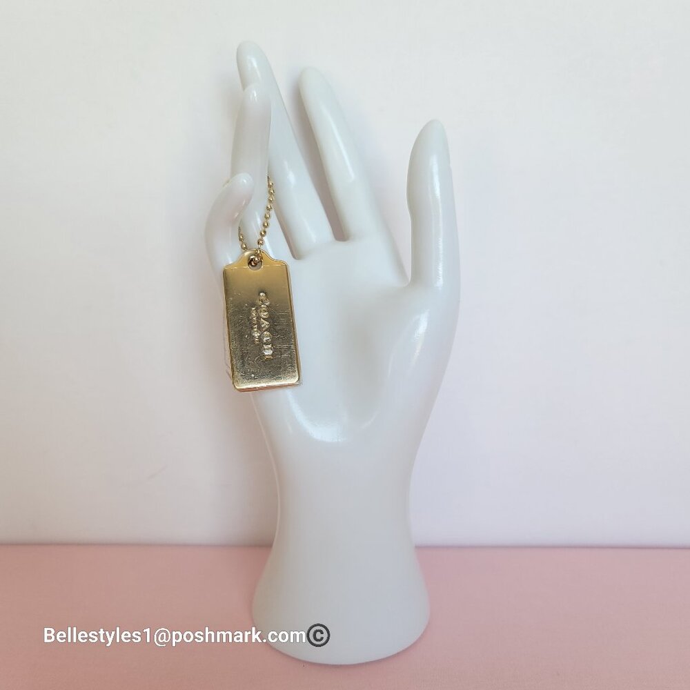 COACH Hangtags / Charms Replacement for Bags, Backpacks, Sling-bags. Gold-tone⭐ - Picture 7 of 13
